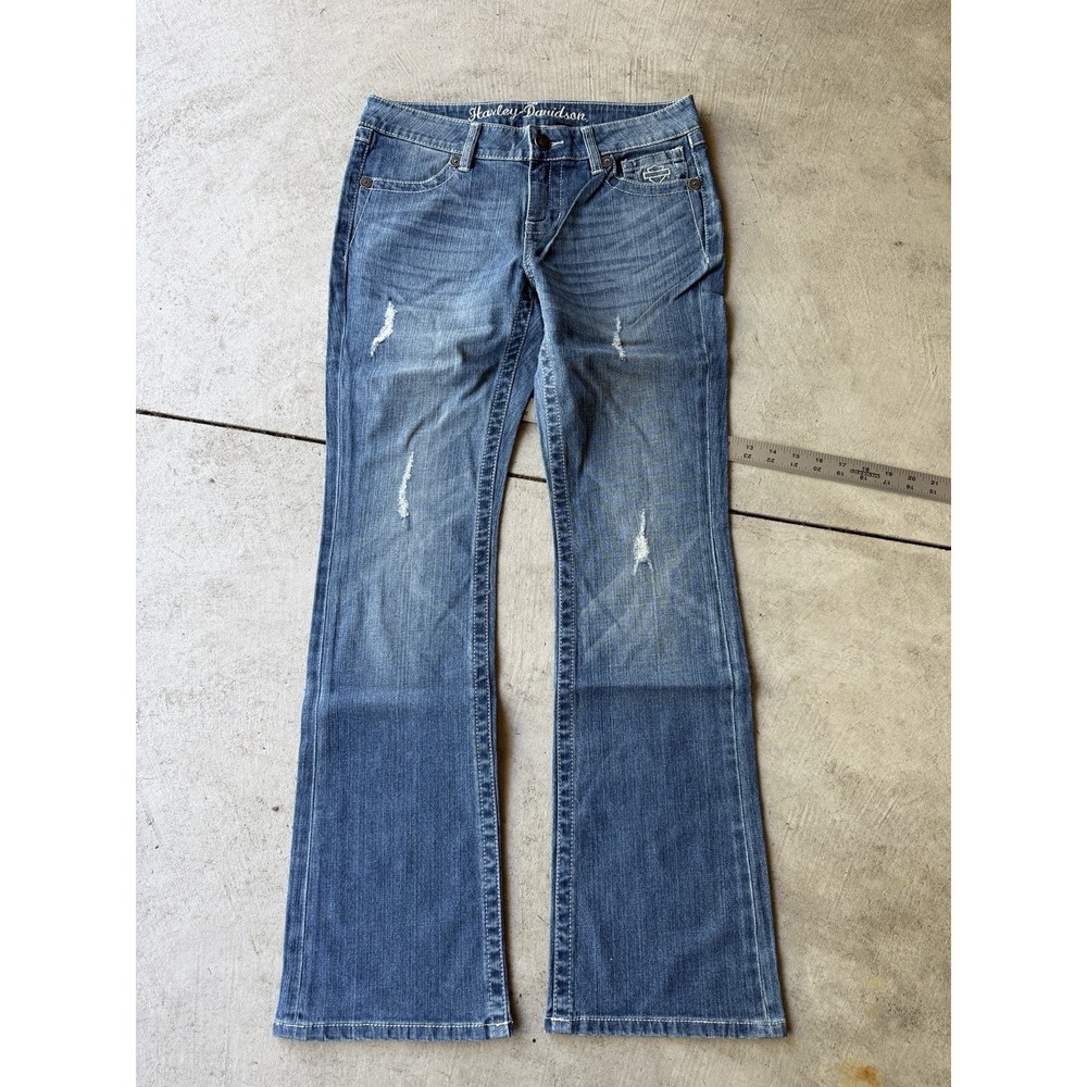 Harley Davidson Women's Sz 8 Boot Cut jeans